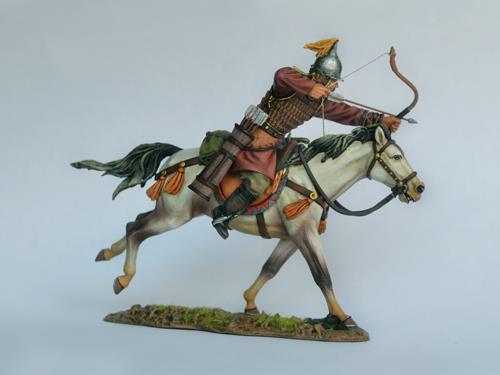 Mongol Cavalry Firing Bow Forward
