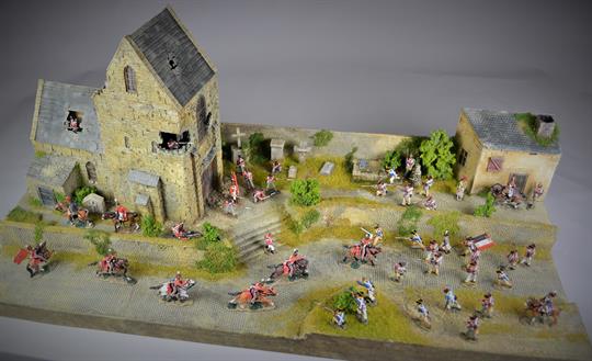 French church - diorama 