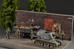 Mur Nazi propaganda - diorama 