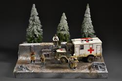 Vinterskovvej - diorama  