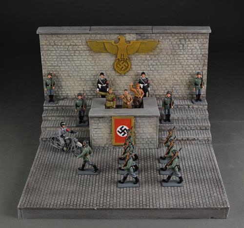 Nazi tribuneplads - diorama