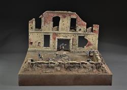 Ruin bygning - diorama 
