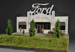 Singapore Ford Factory - diorama 