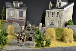Landsby i Normandiet - Diorama 