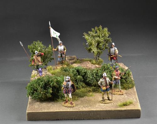 Klipper og busketerræn - Mini-diorama