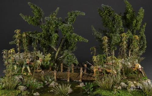 Dschungel und Sumpf - Diorama