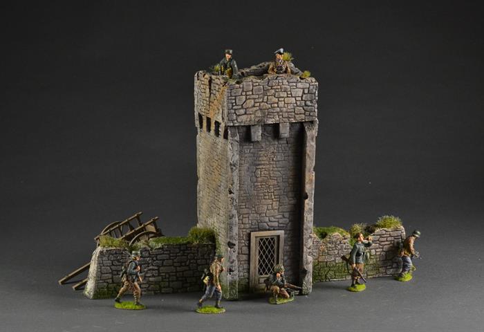 Medieval tower ruin