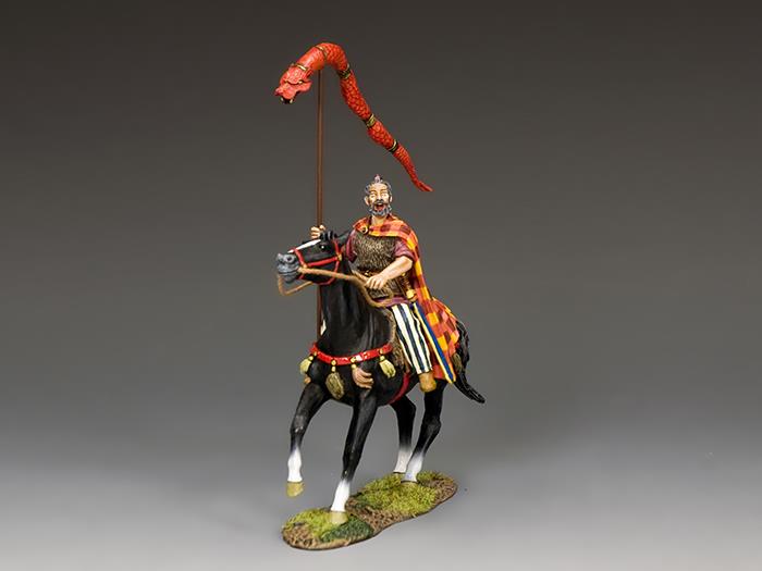 Mounted Chieftain w/The Draco Standard