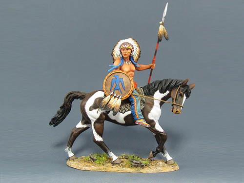 Sioux Warrior on Horse