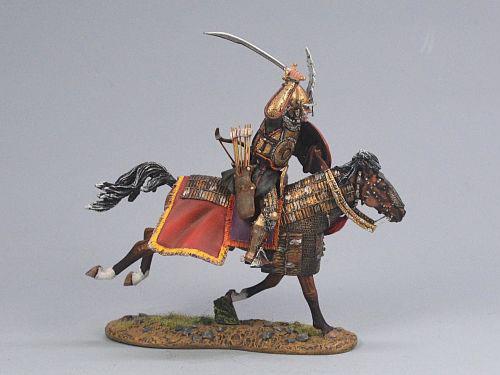 Osmanische Kavallerie greift mit Säbeln an