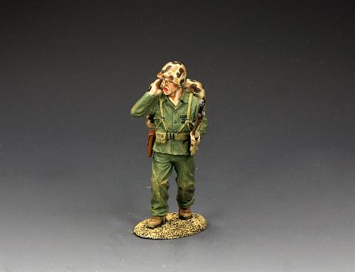 Shouting Marine Officer