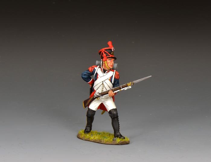 Fusilier Line Infanteri - Lädt seine Waffe