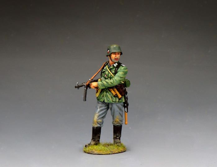 Wehrmacht Sergent med sin MP40