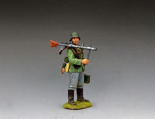 Wehrmacht Sergent med sin MP40