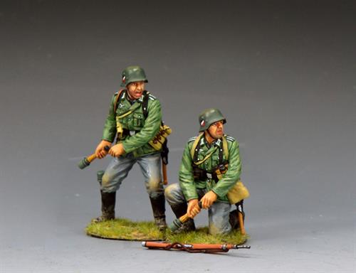 Wehrmacht-grenaderer i aktion
