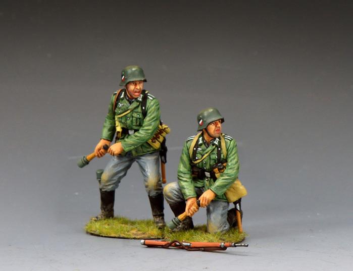 Wehrmacht-grenaderer i aktion