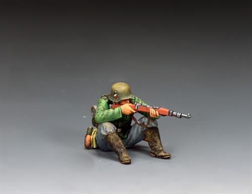 Wehrmacht Rifleman Sitting Firing