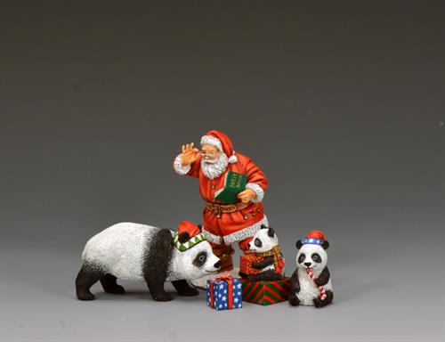 Santa & His Panda Bears