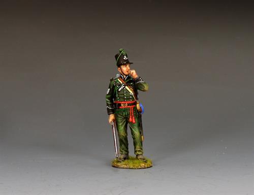 Sergeant with a whistle from the 95th Regiment