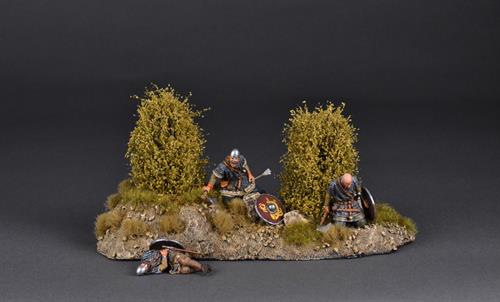 Large bushes late autumn/desert bushes - mini diorama