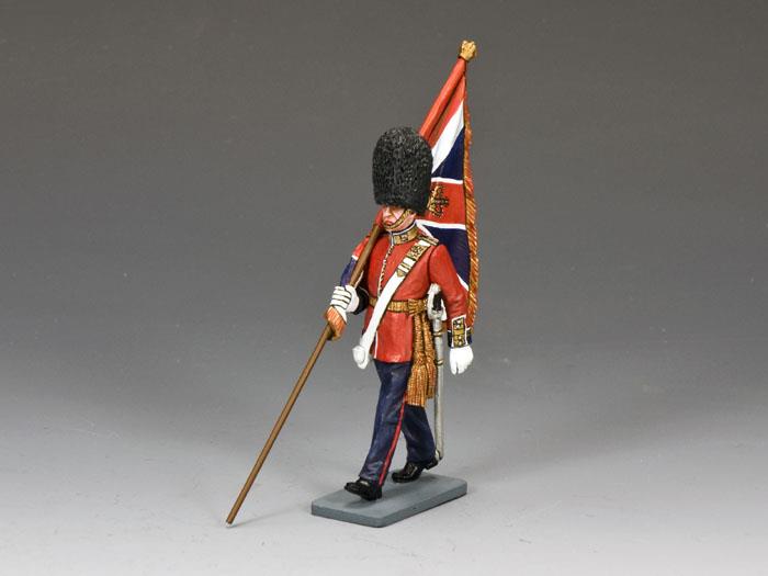 Marching Officer w/King\'s Colour