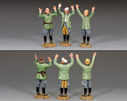 3 x Captured German Officers