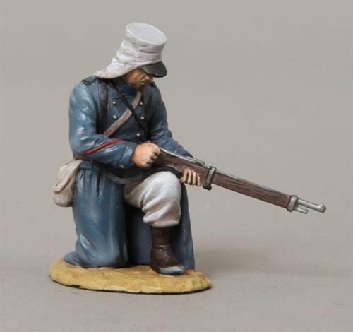 French Foreign Legionnaire - rifleman, kneeling loading his rifle