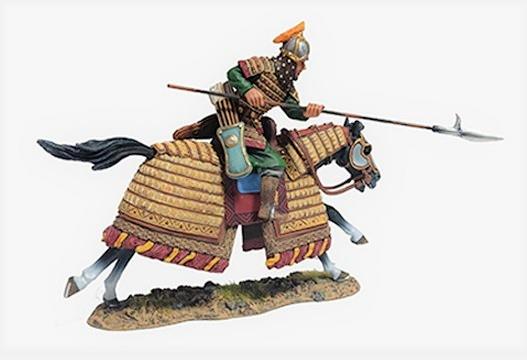 Mongol Warrior with Hooked Spear
