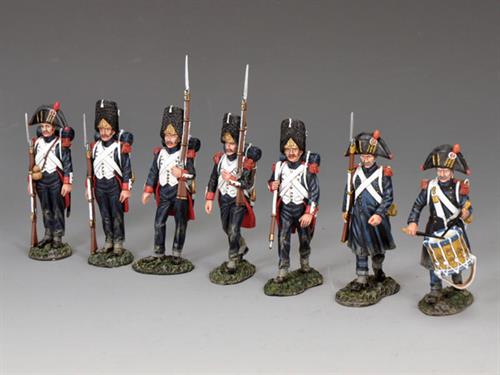 “The ‘Old Guard’ Marching set” (7-figure set)
