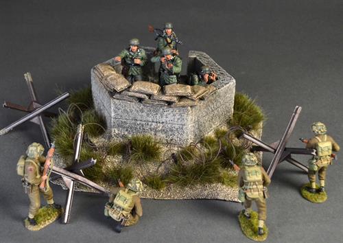 Small pill bunker fortification - Diorama