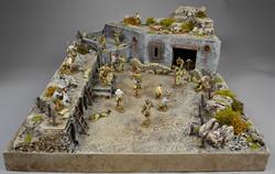 Ørkenbunkerbefæstning - Diorama