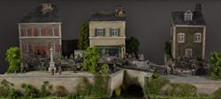 Fransk/Belgisk by - diorama 
