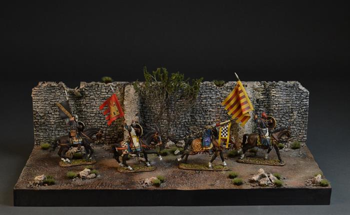 Stone wall and terrain - diorama