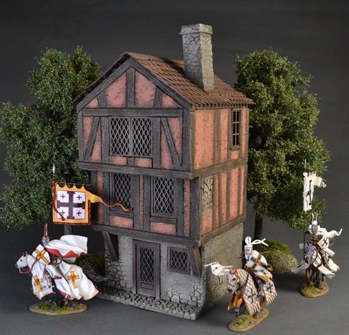 Middelalderhus i tre etager