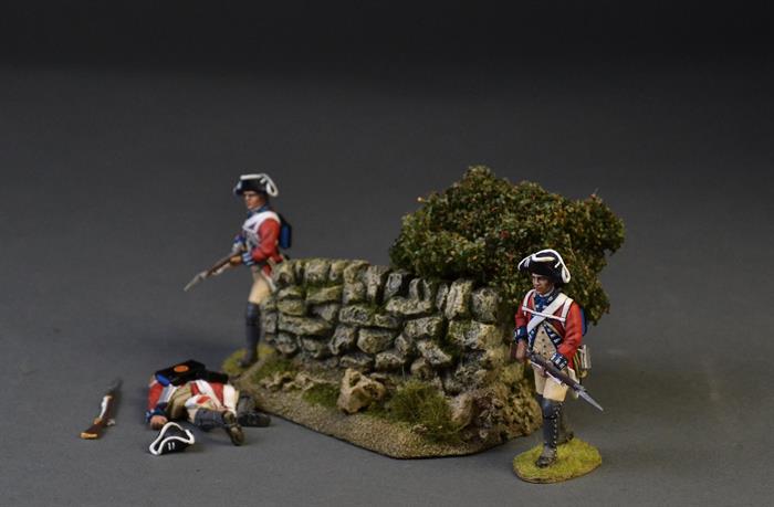 Stone wall with bush (only 1 in stock)