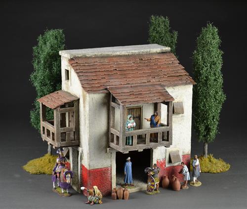 Roman two-story house