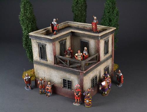 Roman two-story mansion