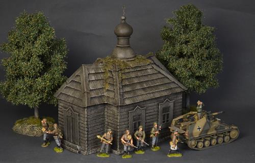 Eastern European wooden church