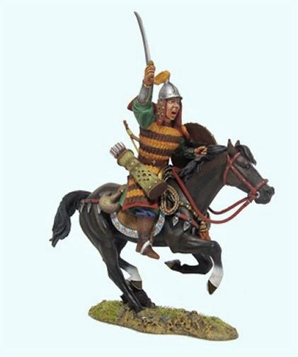 Mongol Warrior Sword Above Head